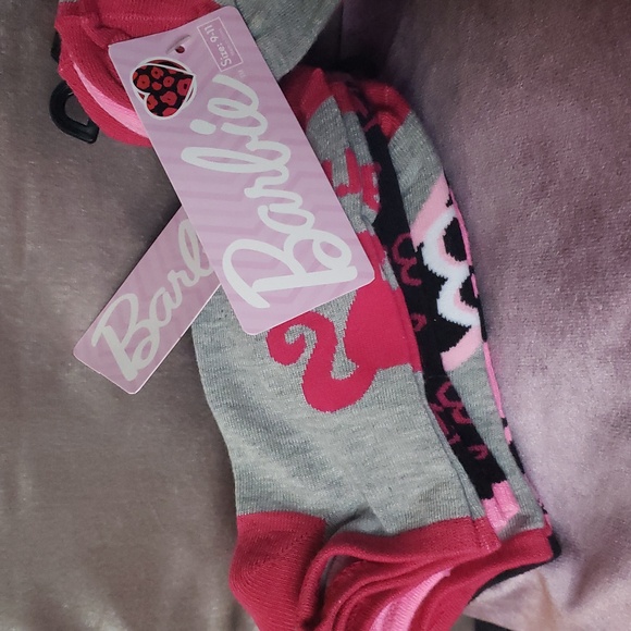 NWT BARBIE Socks 12 Pack Women's 9-11 Girls Youth 6-12 Ankle Cut AUTHENTIC - Picture 3 of 12